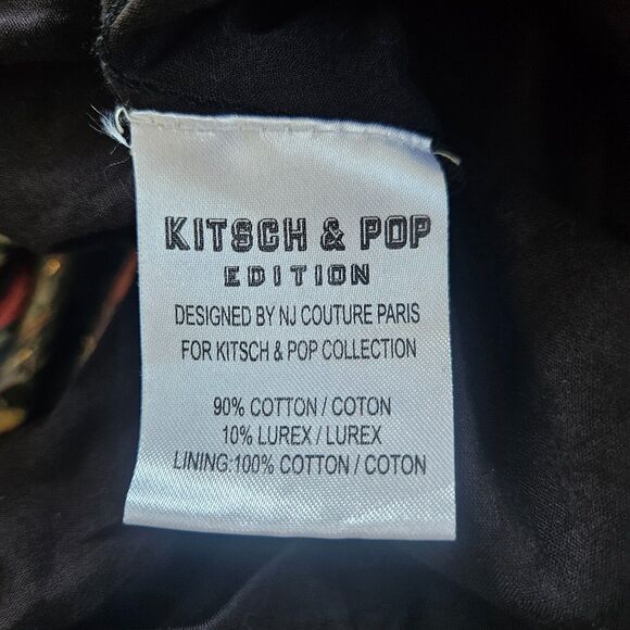 BAROK Maxi Dress Kitsch & Pop Edition Floral Print Cross Neck Tiered Large Lined - Picture 14 of 15